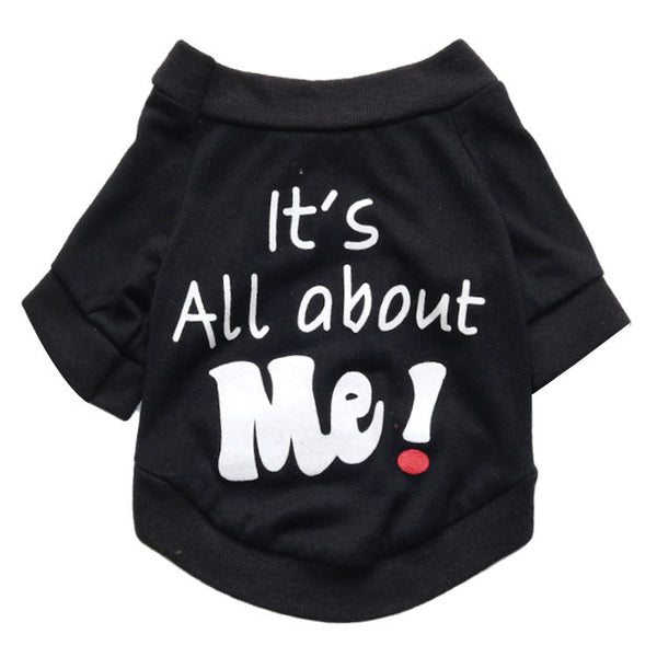 HKM-3538365 Monogrammed Cotton T-Shirts for Pets in Various Sizes