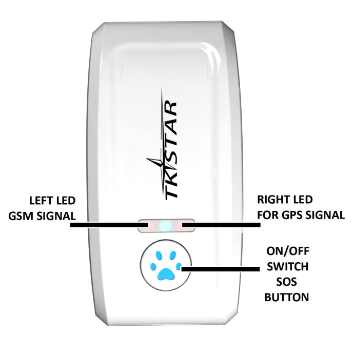 HKM-3539645 GPS Tracker for Pets with Real-Time Location Tracking and Geofence Alerts