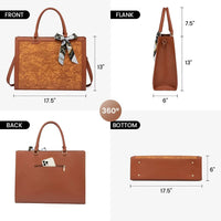 HKM-354195 15.6 Inch Women's Computer Tote Bag - Stylish Handbag and Business Briefcase for Laptops