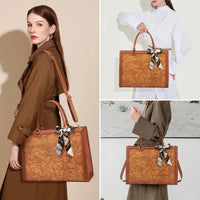 HKM-354195 15.6 Inch Women's Computer Tote Bag - Stylish Handbag and Business Briefcase for Laptops