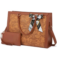 HKM-354195 15.6 Inch Women's Computer Tote Bag - Stylish Handbag and Business Briefcase for Laptops