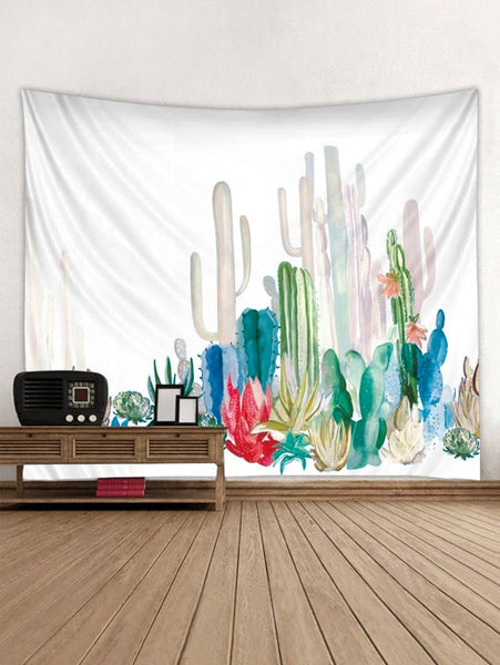 HKM-354195 Cactus-Themed Wall Tapestry in Various Sizes: 150x100cm, 150x130cm, 150x230cm