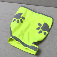 HKM-3542333 Fluorescent Green Reflective Pet Vest - Casual Style for All Dogs