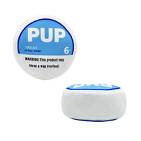 HKM-3542589 Creaking Plush Dog Toy for Chewing and Squeaking Fun in Blue and Green