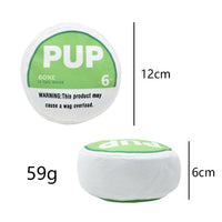 HKM-3542589 Creaking Plush Dog Toy for Chewing and Squeaking Fun in Blue and Green
