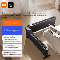 HKM-354259 Folding Graphene Convector Heater 2200W with Remote Control & Fast Heating for Up to 30 sq. m