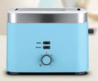 HKM-354387 Multi-Functional Electric Toaster for Sandwiches and Buns - 2 Slice Automatic Breakfast Appliance
