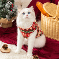 HKM-3544509 Cute Bear Pattern Winter Dog Sweater for Small Dogs and Cats ¨C Lightweight Pullover for Holidays and Everyday Wear