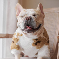 HKM-3545021 Cozy Coral Fleece Thick Corduroy Pet Shirt for Warm Comfort