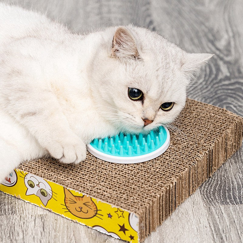 HKM-3545533 Cat Scratching Toy with TPR+PP Material - Soft and Safe Multi-Color Scratcher for Cats