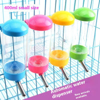 HKM-3545789 Automatic Pet Water Dispenser for Cats and Dogs - 400ML Plastic Fountain in Pink, Blue, Yellow, Green