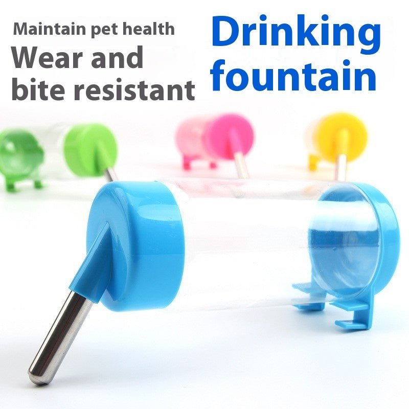 HKM-3545789 Automatic Pet Water Dispenser for Cats and Dogs - 400ML Plastic Fountain in Pink, Blue, Yellow, Green