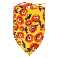 HKM-3547325 Halloween Triangular Bib for Dogs and Cats - Skull Design in Various Styles