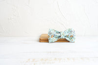 HKM-3547709 Floral Print Dog Collar with Drawstring Bow ¨C Polyester Material