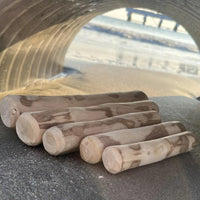 HKM-3548349 Natural Wood Dog Chew Toy - Durable Nibbling Toy for Small to XL Pets, Sizes XXS to XXL
