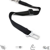 HKM-3549501 Retractable Pet Dog Car Safety Belt with Durable Buckle - Multiple Color Options