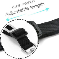 HKM-3549501 Retractable Pet Dog Car Safety Belt with Durable Buckle - Multiple Color Options