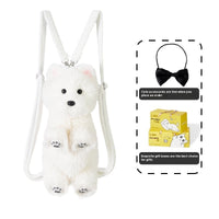 HKM-3551933 Cute Plush West Highland Simulation Doll with Various Scarves for Teens