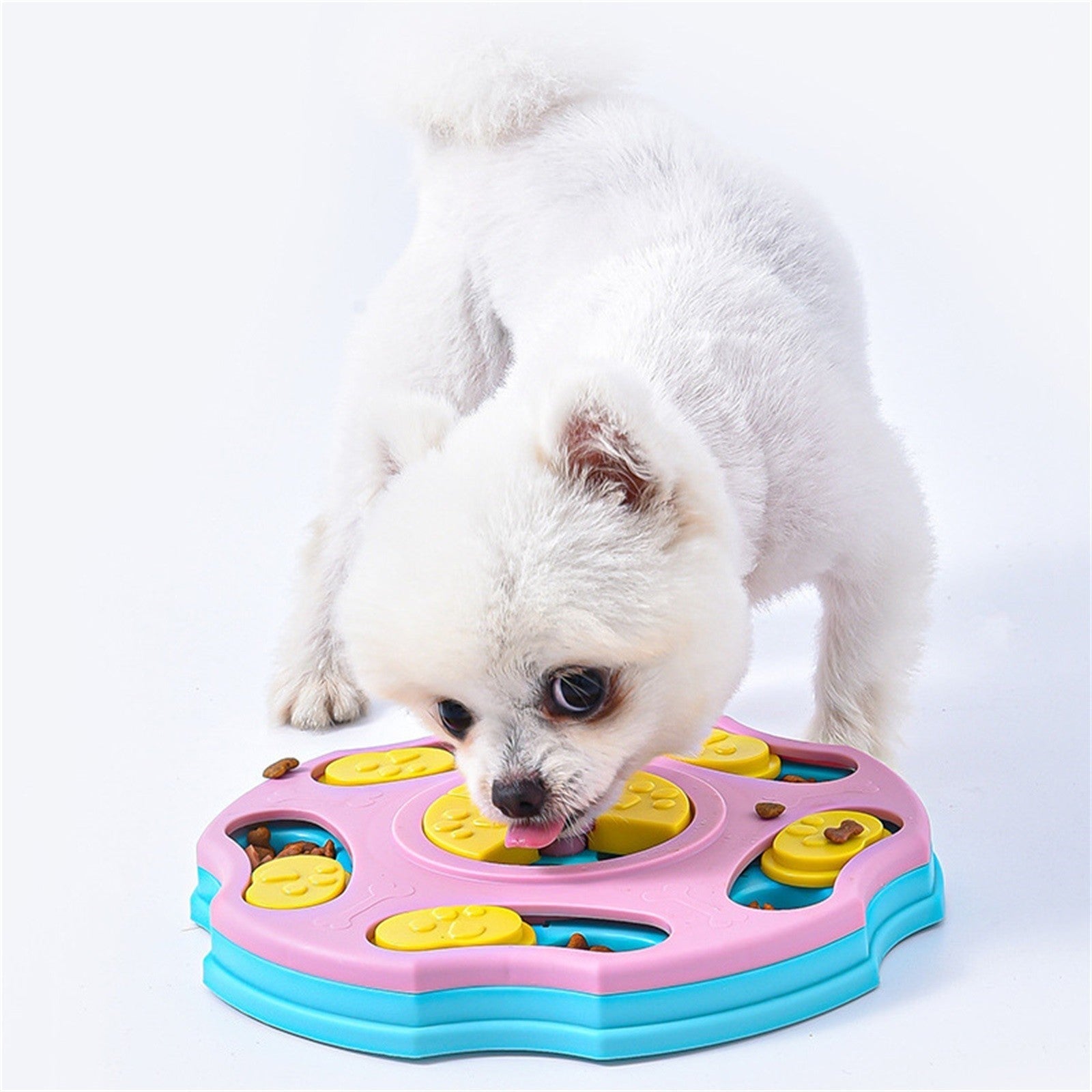 HKM-3552957 Interactive Dog Food Puzzle Bowl - Multifunctional Feeder for Intelligent Eating and Slow Feeding