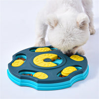 HKM-3552957 Interactive Dog Food Puzzle Bowl - Multifunctional Feeder for Intelligent Eating and Slow Feeding