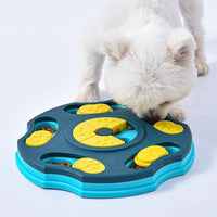 HKM-3552957 Interactive Dog Food Puzzle Bowl - Multifunctional Feeder for Intelligent Eating and Slow Feeding