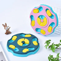 HKM-3552957 Interactive Dog Food Puzzle Bowl - Multifunctional Feeder for Intelligent Eating and Slow Feeding
