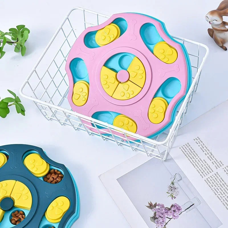 HKM-3552957 Interactive Dog Food Puzzle Bowl - Multifunctional Feeder for Intelligent Eating and Slow Feeding