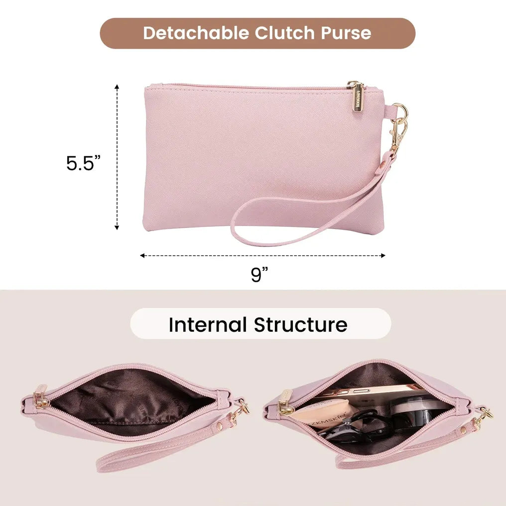 HKM-355347 15.6-Inch Laptop Tote Bag for Work and Travel - Stylish and Functional Women's Shoulder Bag