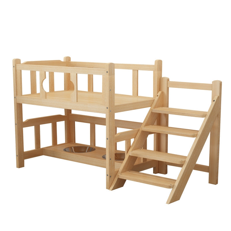 HKM-3554109 Integrated Nightstand Dog Bed with Stylish Cushion Options