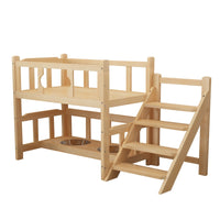 HKM-3554109 Integrated Nightstand Dog Bed with Stylish Cushion Options