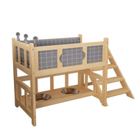 HKM-3554109 Integrated Nightstand Dog Bed with Stylish Cushion Options