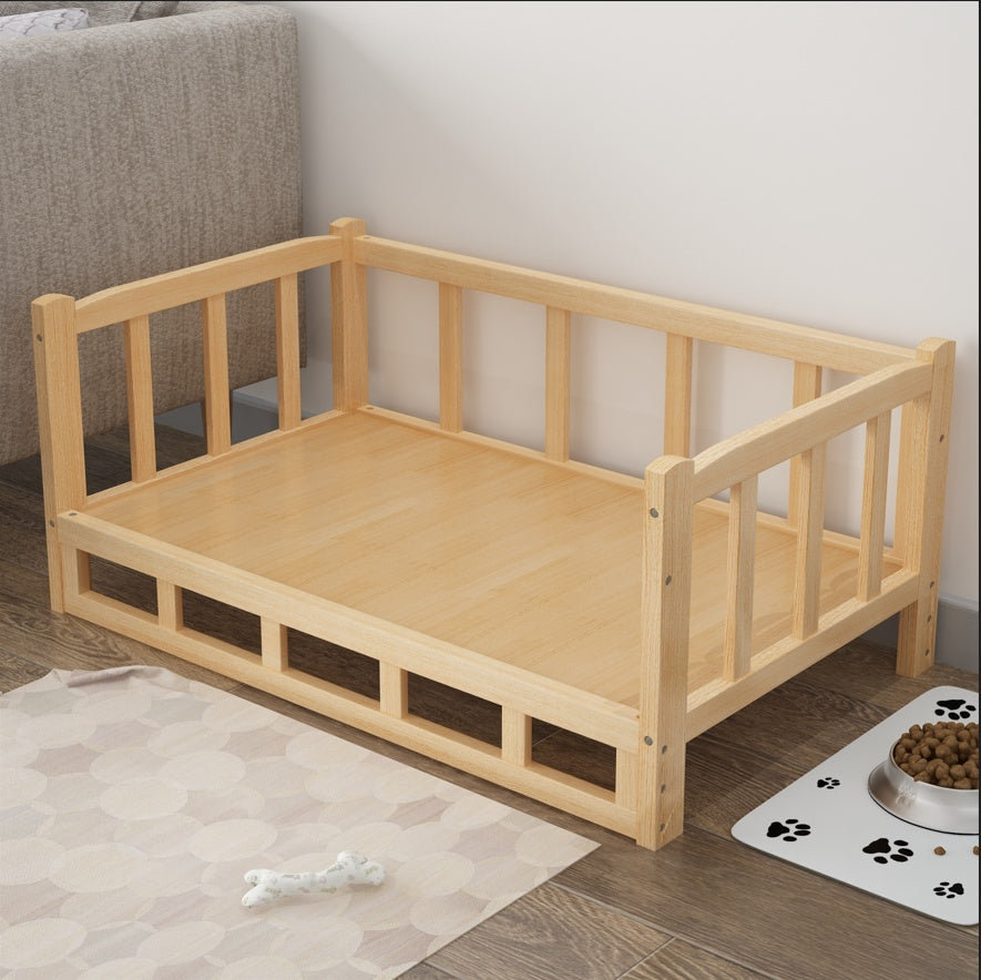 HKM-3554109 Integrated Nightstand Dog Bed with Stylish Cushion Options