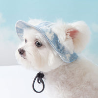 HKM-3556029 Cute Anti-Fall Pet Hat with Leaking Ears for All Seasons - Multiple Sizes Available