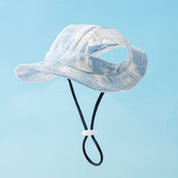 HKM-3556029 Cute Anti-Fall Pet Hat with Leaking Ears for All Seasons - Multiple Sizes Available