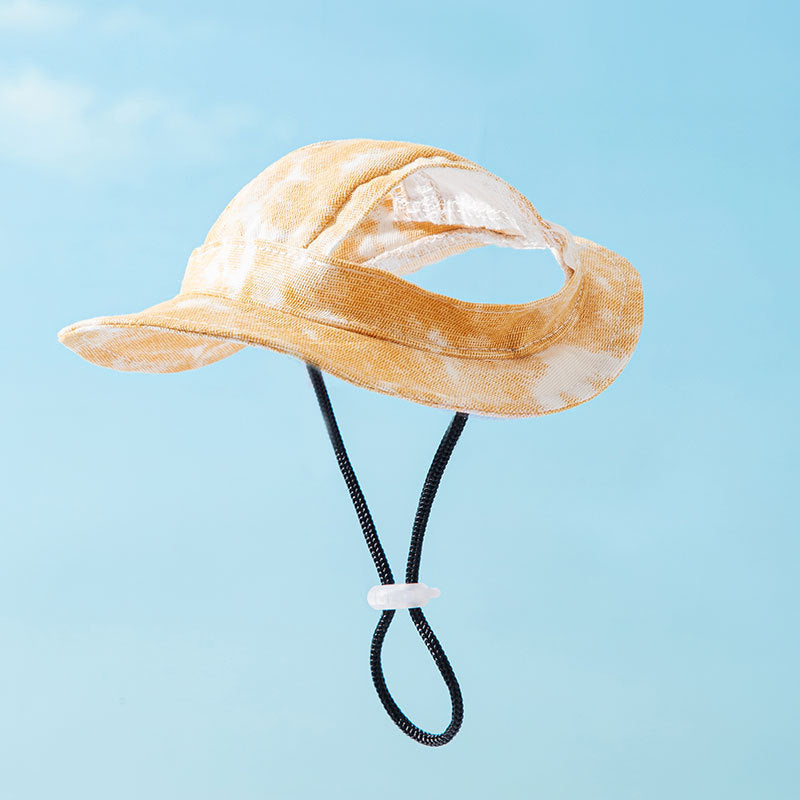 HKM-3556029 Cute Anti-Fall Pet Hat with Leaking Ears for All Seasons - Multiple Sizes Available