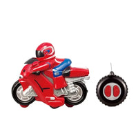 HKM-355603 Electric 4D Remote Control Motorcycle for Kids, Red, Ready-to-Go, 4 Channels, Ages 2 to 7