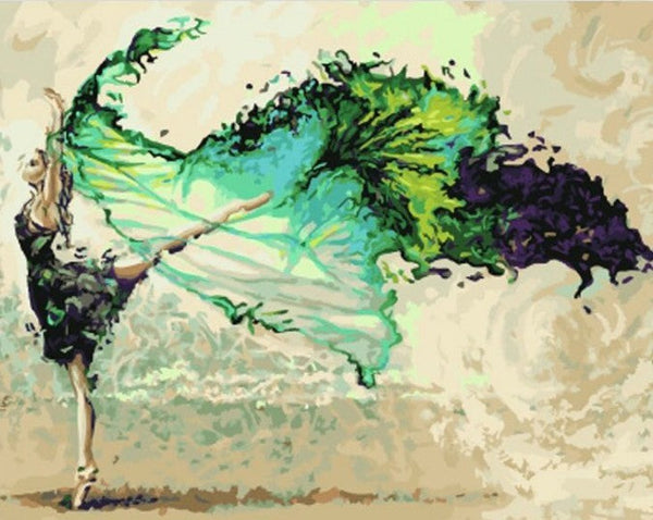 HKM-355795 Magical Dancer Paint By Numbers Kit - 40x50 cm