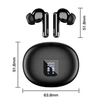 HKM-355795 Wireless In-Ear Gaming Headphones with AI Translation, LED Display, Noise Cancelling, Waterproof Features, and Bluetooth Connectivity
