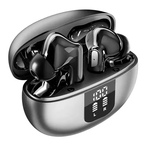HKM-355795 Wireless In-Ear Gaming Headphones with AI Translation, LED Display, Noise Cancelling, Waterproof Features, and Bluetooth Connectivity