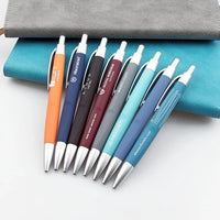 HKM-355923 Custom Plastic Ballpoint Pen with Logo Print - 1.0mm Black Ink, Lightweight Design