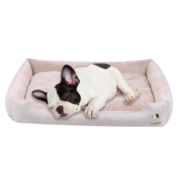 HKM-3559485 Four Seasons General Autumn and Winter Pet Mat - Soft Flax and Velvet, Multiple Sizes and Colors Available