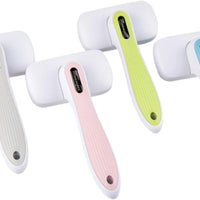 HKM-3559613 Universal Pet Hair Removal Comb for Dogs and Cats with One-Click Cleaning Mechanism - 10.7x19.5cm, 142g