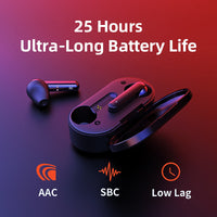 HKM-355987 Wireless Bluetooth Headset with 5-6 Hours Playtime, Dual Microphone Noise Reduction and Charging Case