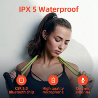 HKM-355987 Wireless Bluetooth Headset with 5-6 Hours Playtime, Dual Microphone Noise Reduction and Charging Case