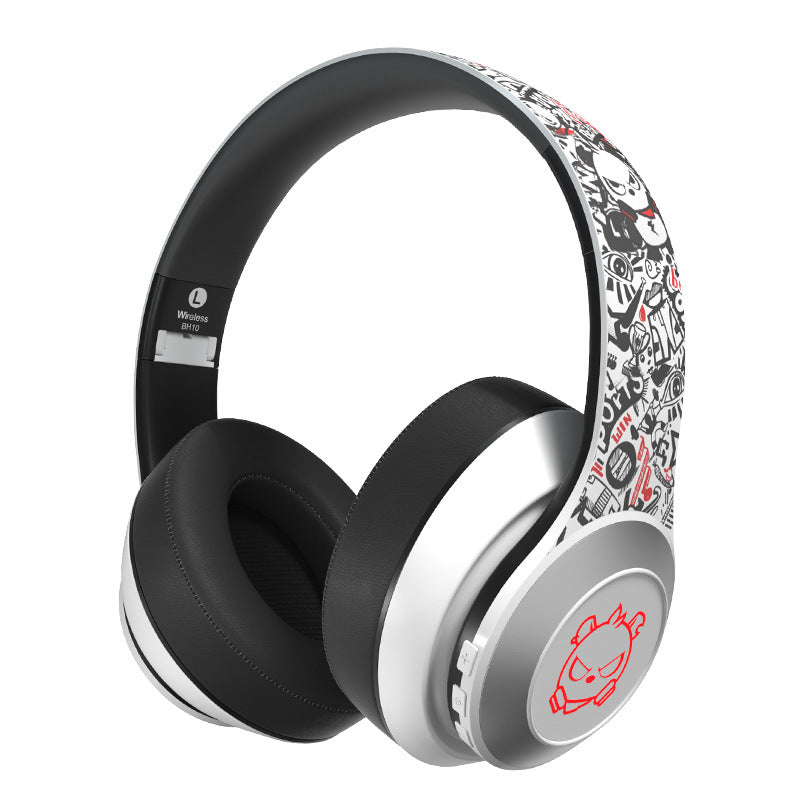 HKM-356115 5.0 Bluetooth Headset for Music and Sports with Subwoofer, Multi-Point Connection, Power Display, and Voice Control