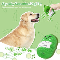 HKM-3562685 Squeaky Pickle Dog Chew Toy - Latex Puppy Teething Toy for Small to Large Dogs