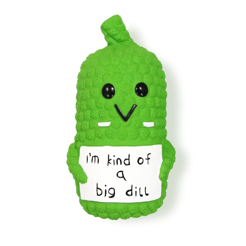 HKM-3562685 Squeaky Pickle Dog Chew Toy - Latex Puppy Teething Toy for Small to Large Dogs