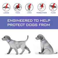 HKM-3563197 Flea and Mosquito Repellent Collars for Dogs and Cats - Grey, Fashionable Design