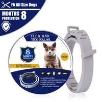 HKM-3563197 Flea and Mosquito Repellent Collars for Dogs and Cats - Grey, Fashionable Design
