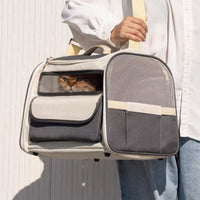 HKM-3563453 Breathable Foldable Large Capacity Pet Carrier Bag for Travel